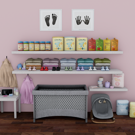 Tiny Tots Set – Baby Furniture & Nursery CC for The Sims 4
