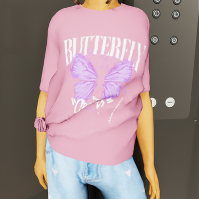 Kids Jeans and Tie Up Tshirt