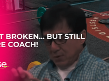Just broken... But still here Coach!