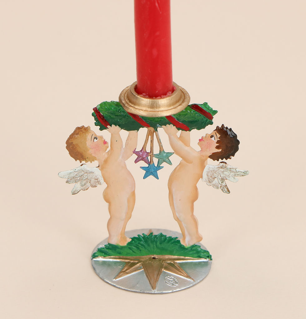 Thumbnail: Tinnen kandelaar