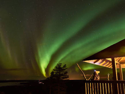 फ़िनलैंड में उत्तरी रोशनी देखने के स्थान
