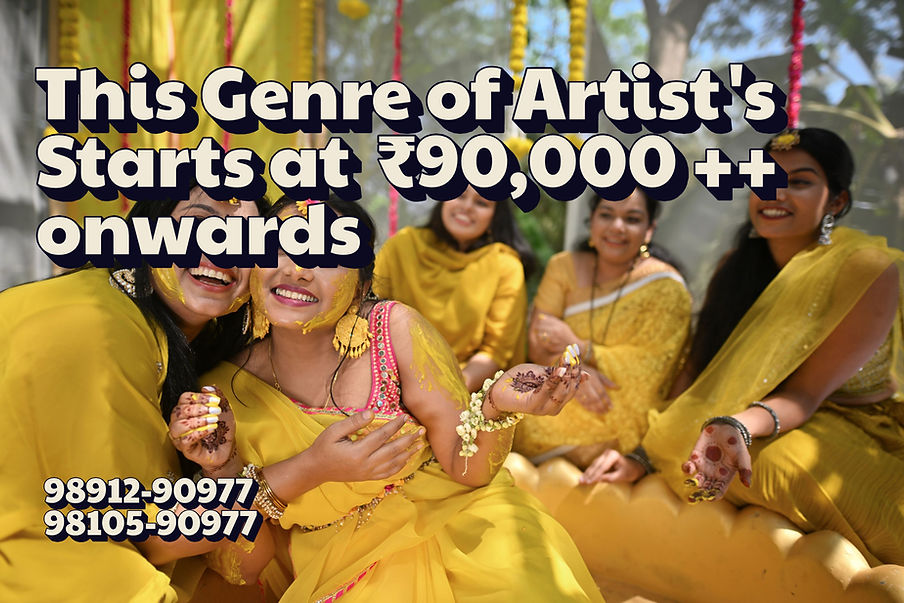 haldi singers for wedding