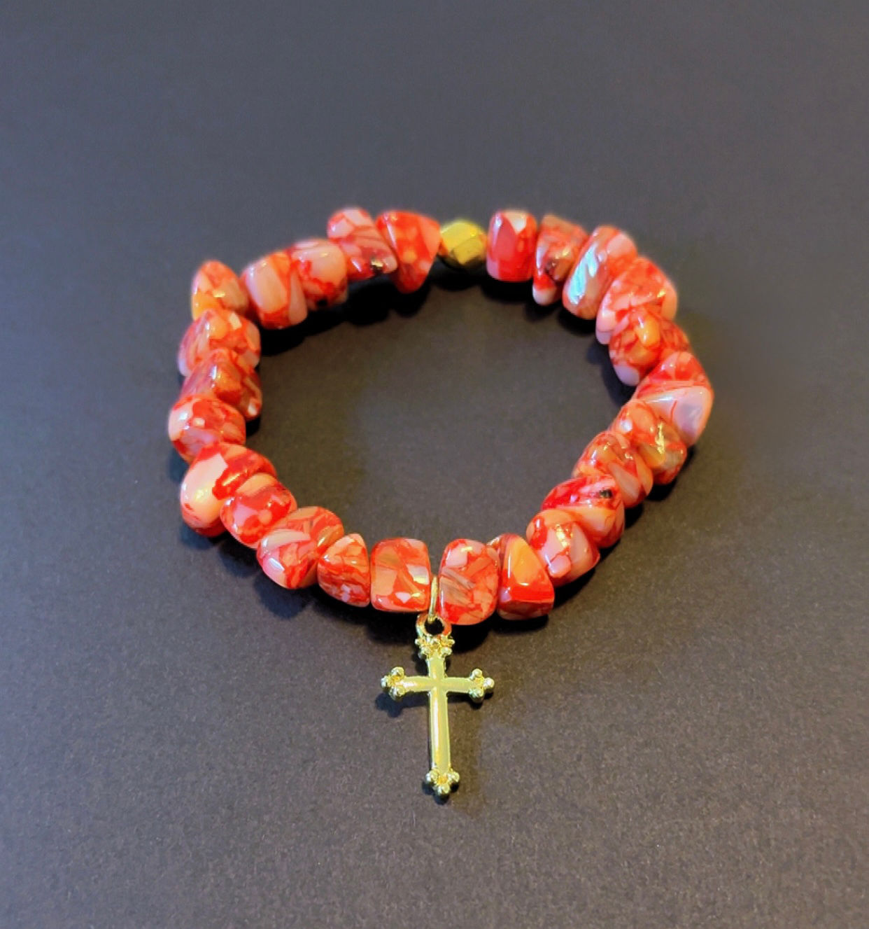 Strong in Faith Charm Bracelet