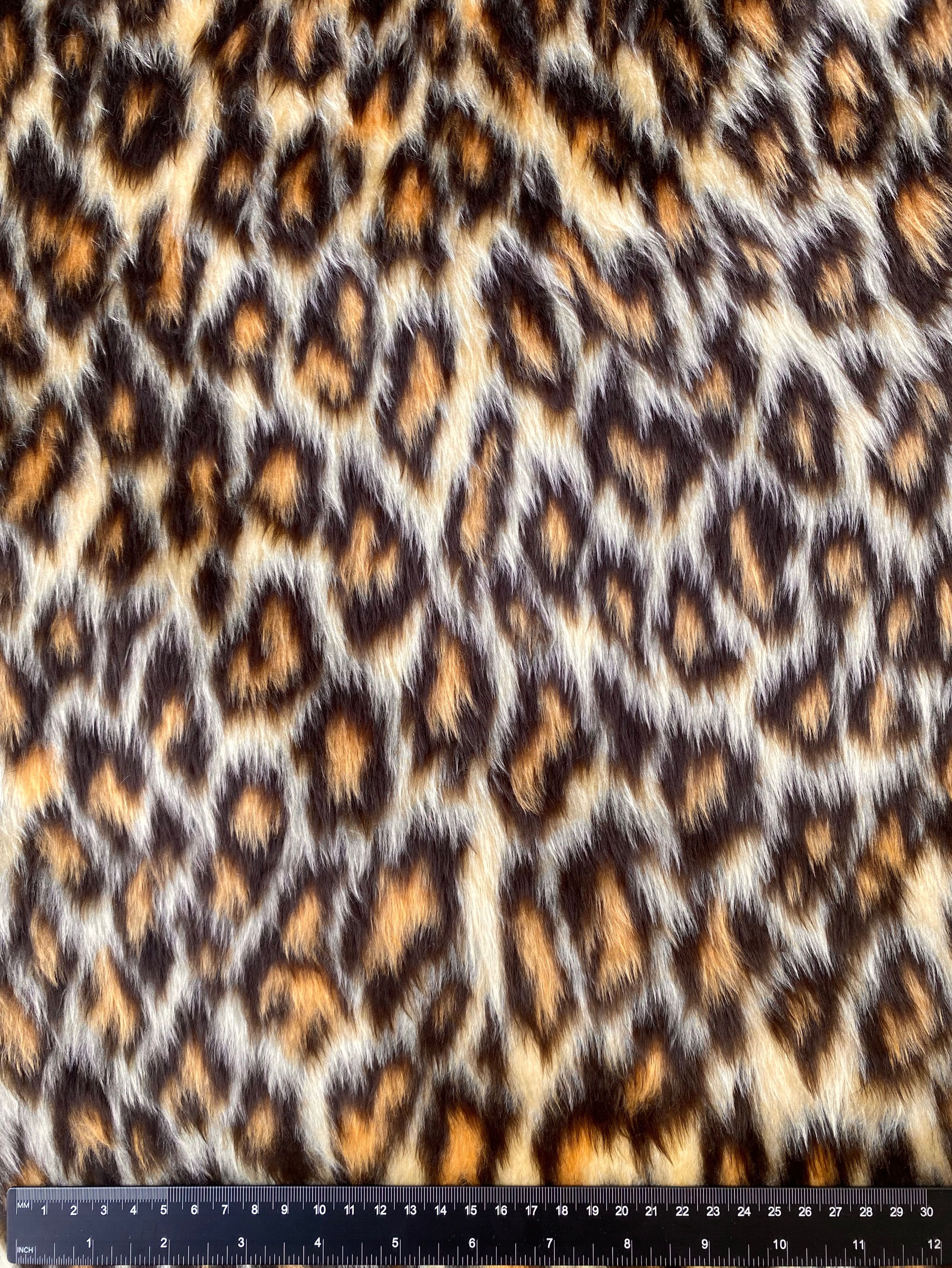 Leopard Faux-Fur Fabric