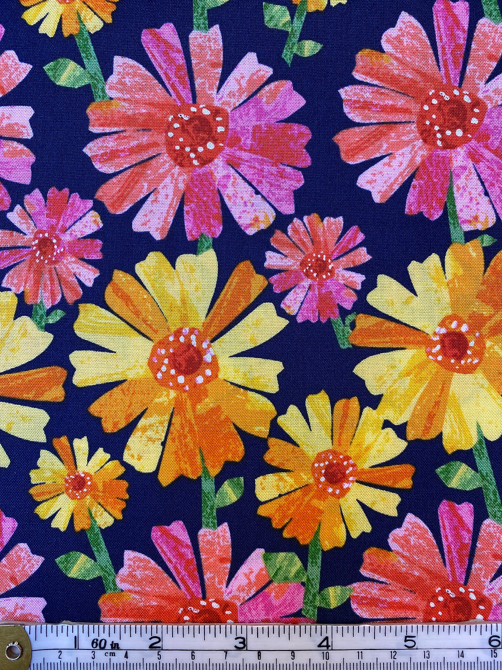 Thumbnail: The Very Hungry Caterpillar In the Garden Flower Fancy 100% Cotton Fabric
