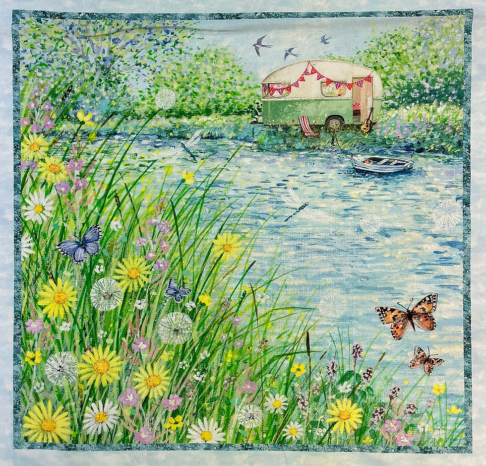 Thumbnail: The Secret Garden Panel 100% Cotton Fabric