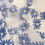 Thumbnail: Blue Petals Floral Check Polycotton Fabric