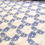 Thumbnail: Blue Petals Floral Check Polycotton Fabric