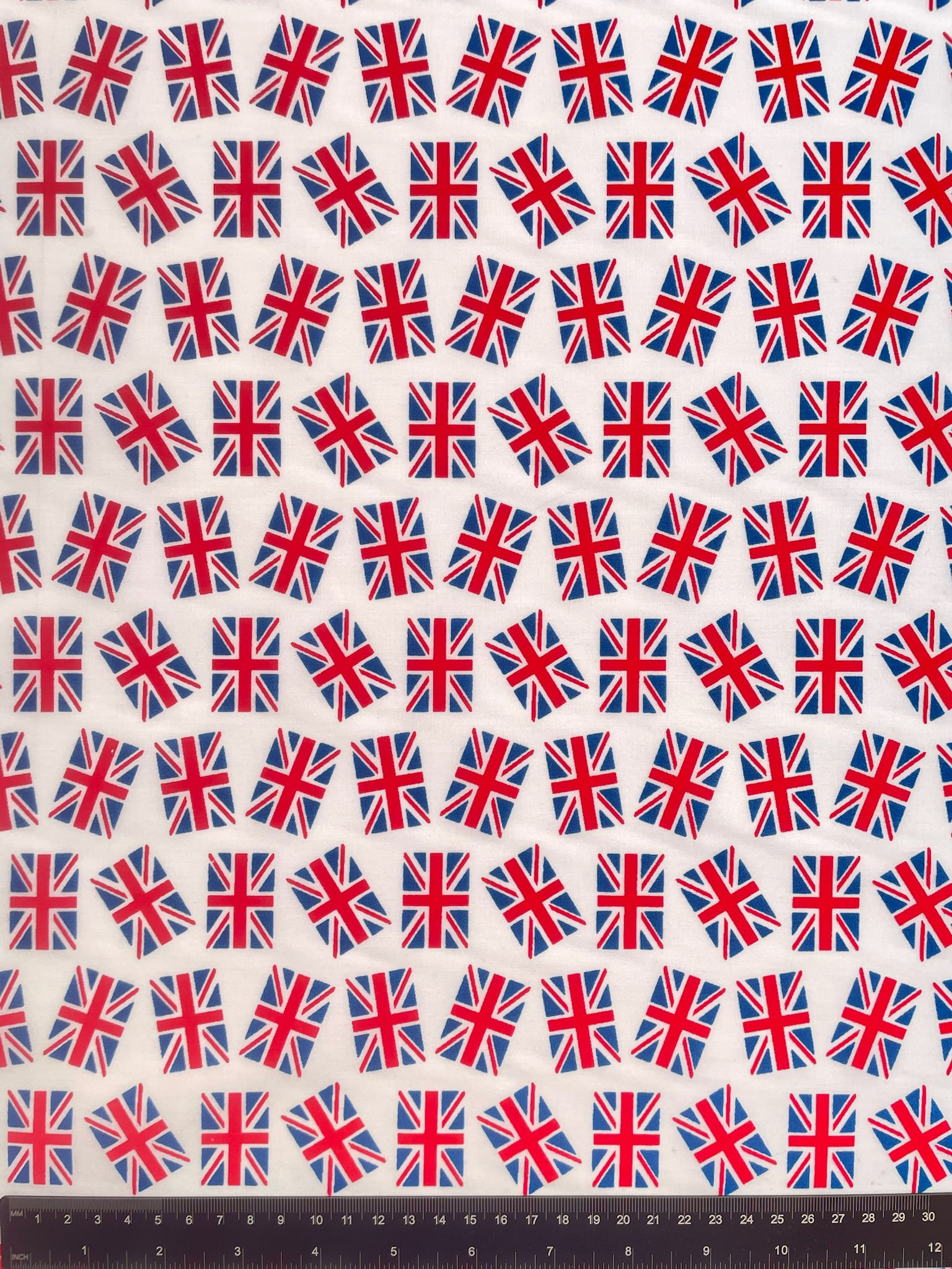 Union Jack Flag Polycotton Fabric