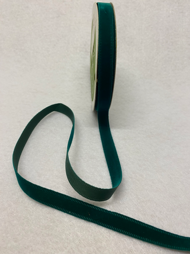Velvet Emerald 10mm Ribbon 13 metre Reel | MASONS