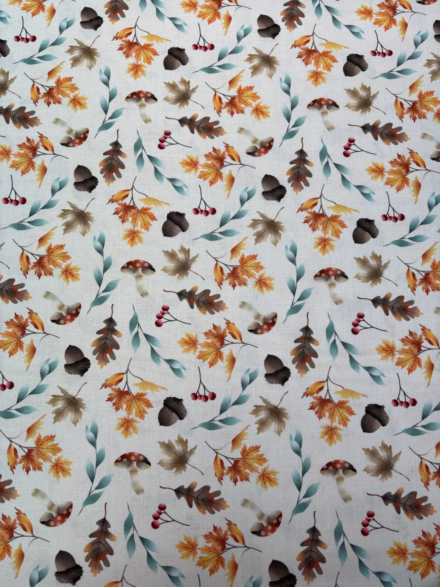 Floating Foliage Autumn Awakening 100% Cotton Fabric