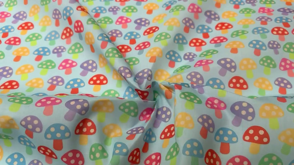 Thumbnail: Magic Toadstools Polycotton Fabric Swirl Video