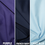 Thumbnail: Purple French Navy Plain Polycotton Fabric