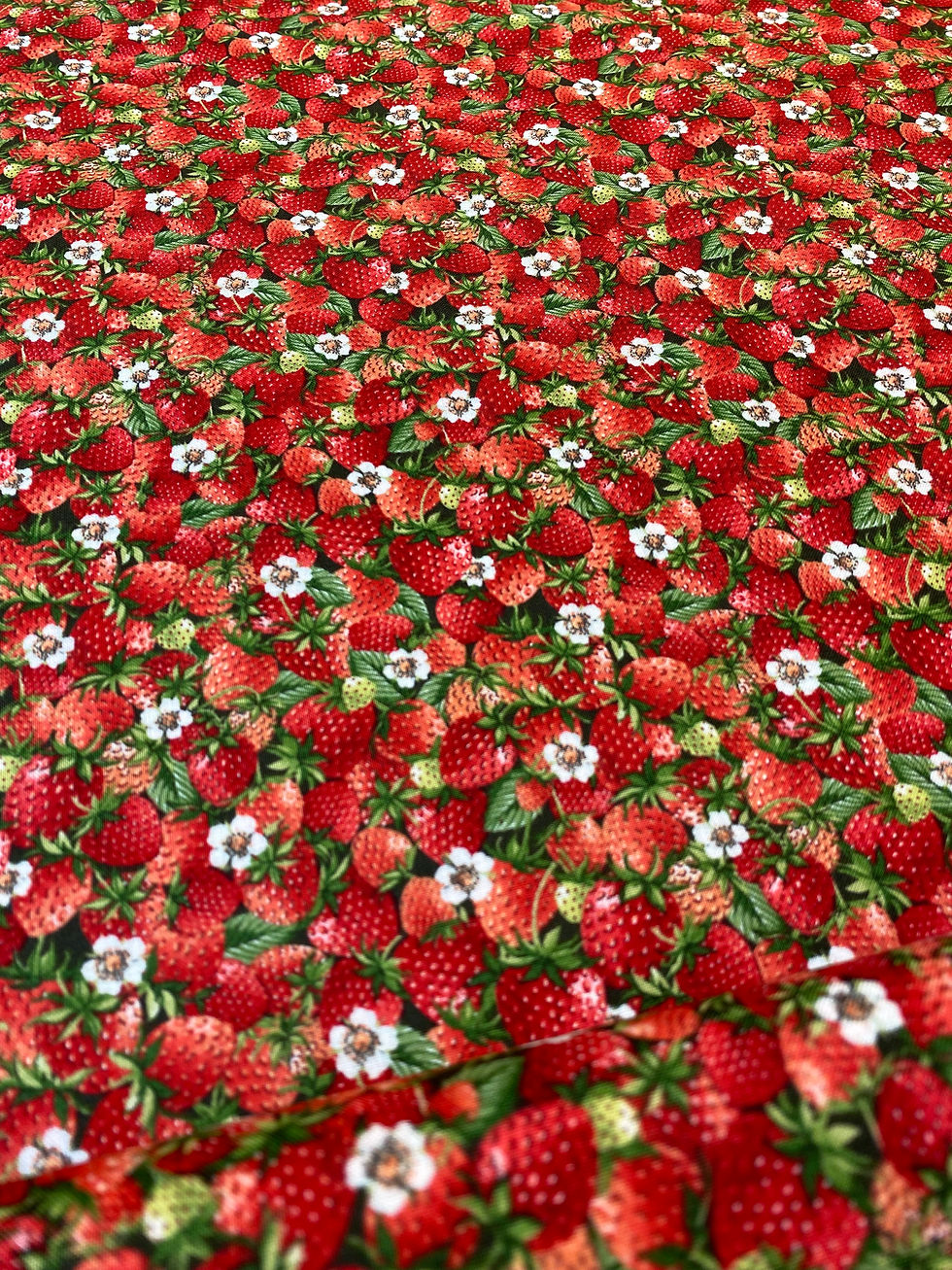 Thumbnail: Strawberry Summer Days 100% Cotton Fabric