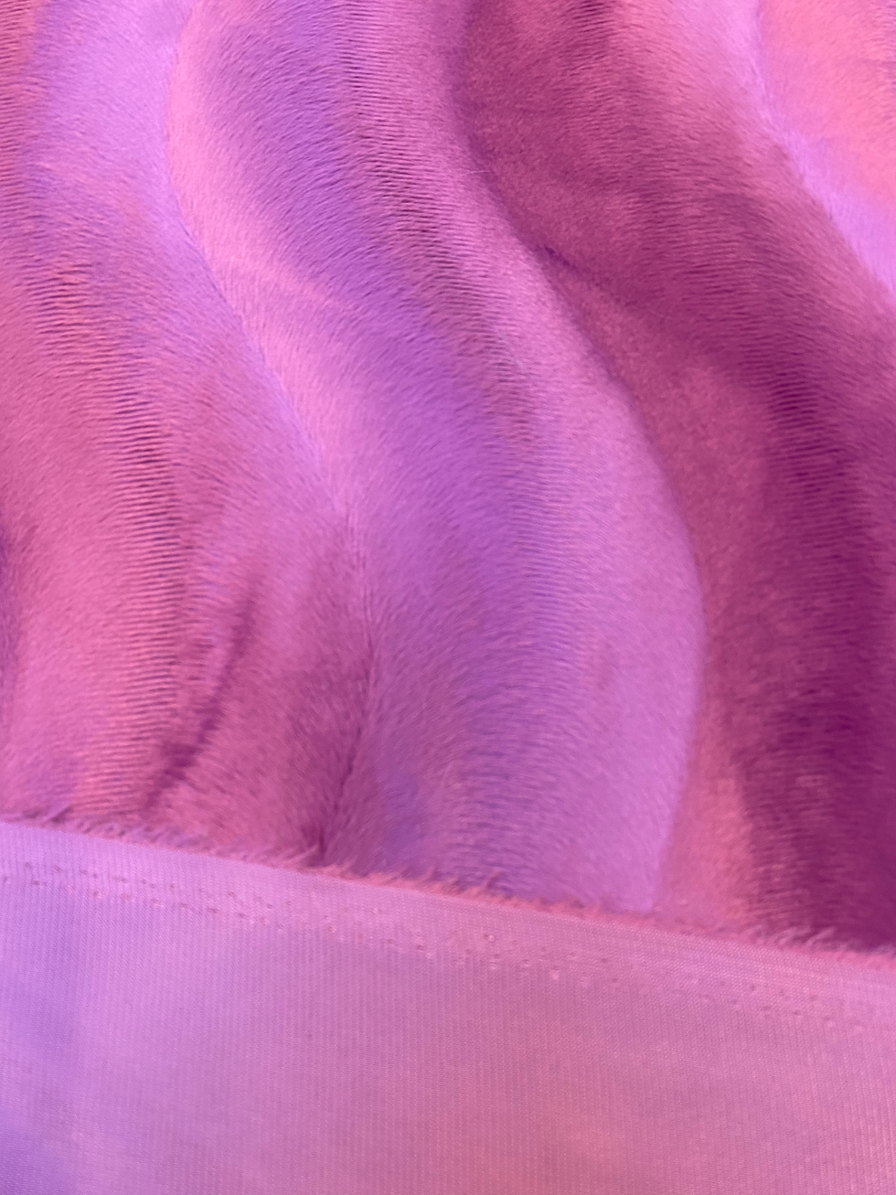 Thumbnail: Purple Velboa Fabric