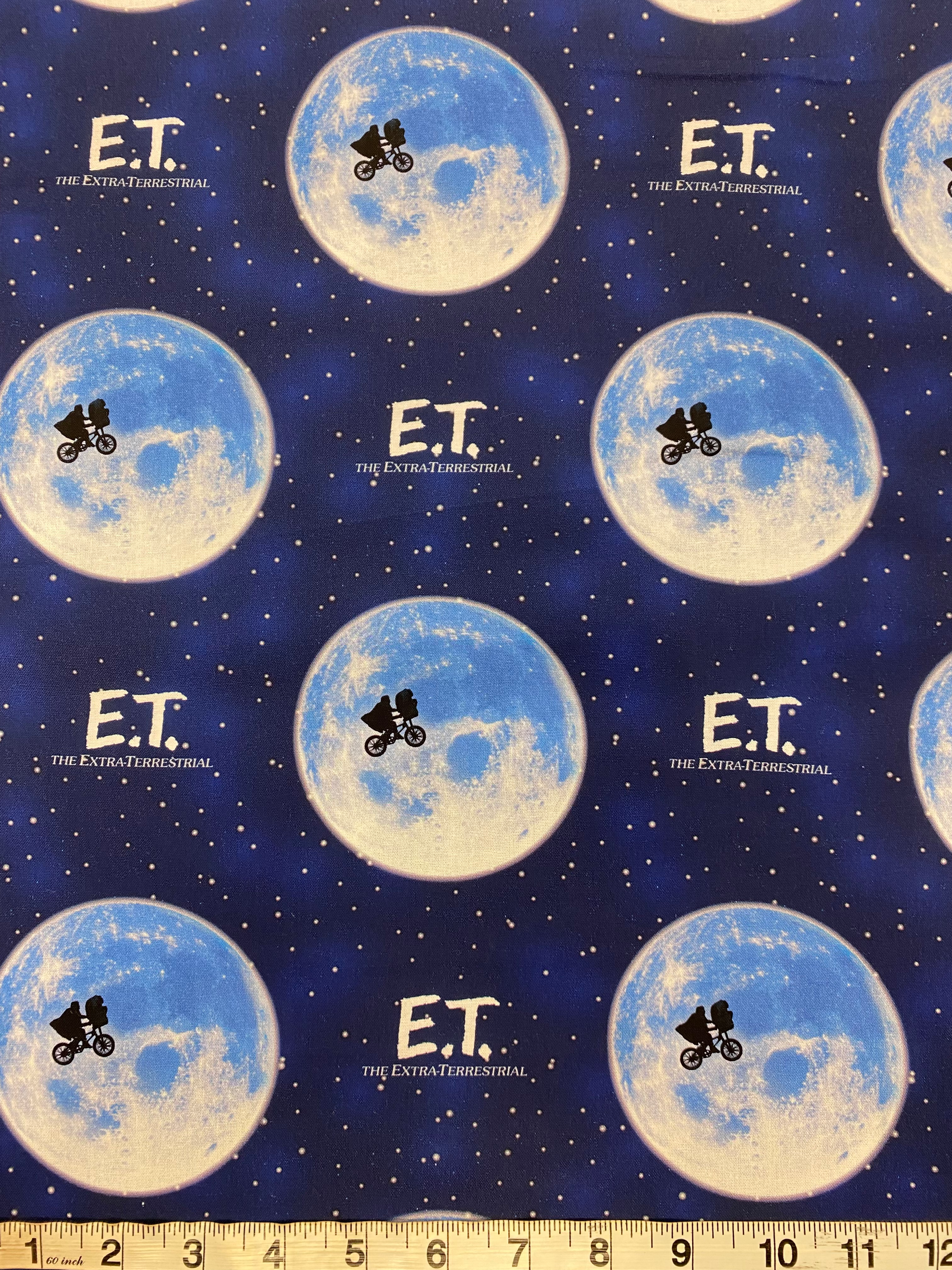 ET The Extra-Terrestrial Moon 100% Cotton Fabric
