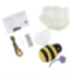 Make your own Felt Bee Kit Includes