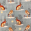 Thumbnail: Owls & Hares Winter Moon Christmas 100% Cotton Fabric