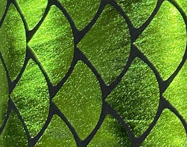 Thumbnail: Metallic Mermaid Scales Polyester Spandex Fabric Range