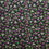 Thumbnail: Purple Rose Floral Black 100% Cotton Fabric