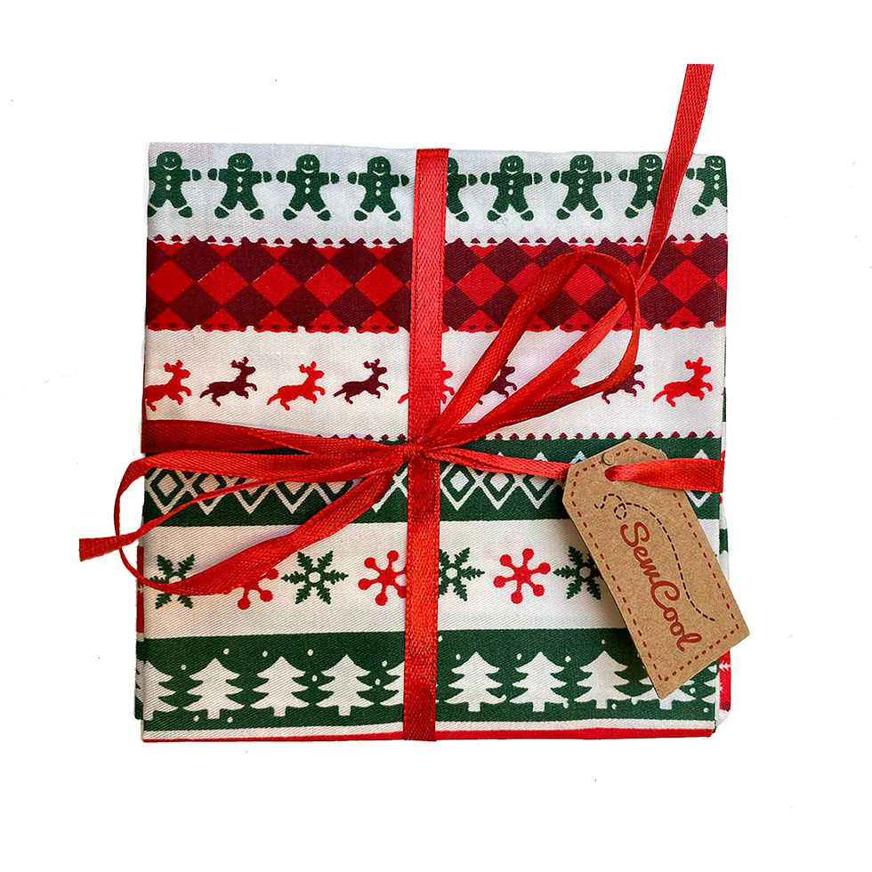 Thumbnail: Christmas Fabric Squares
