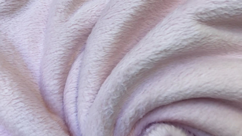 Thumbnail: Plain Pale Pink Cuddle Fleece Fabric