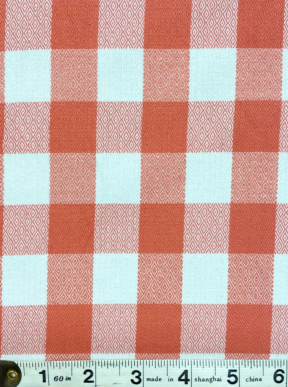 Thumbnail: Gingham Check Woven Soft Furnishing Fabric