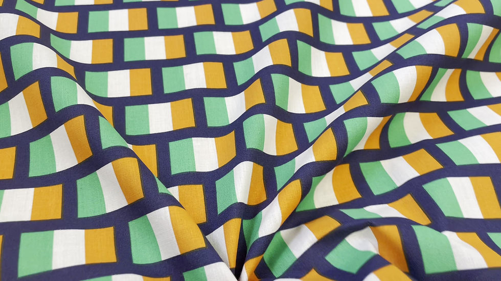 Thumbnail: Ireland Irish Flag Polycotton Fabric