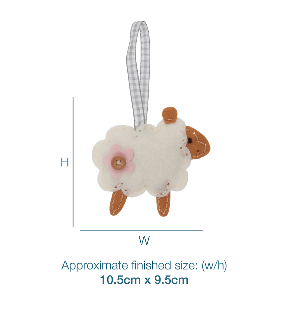 Thumbnail: Sheep Make your own  Felt Kit