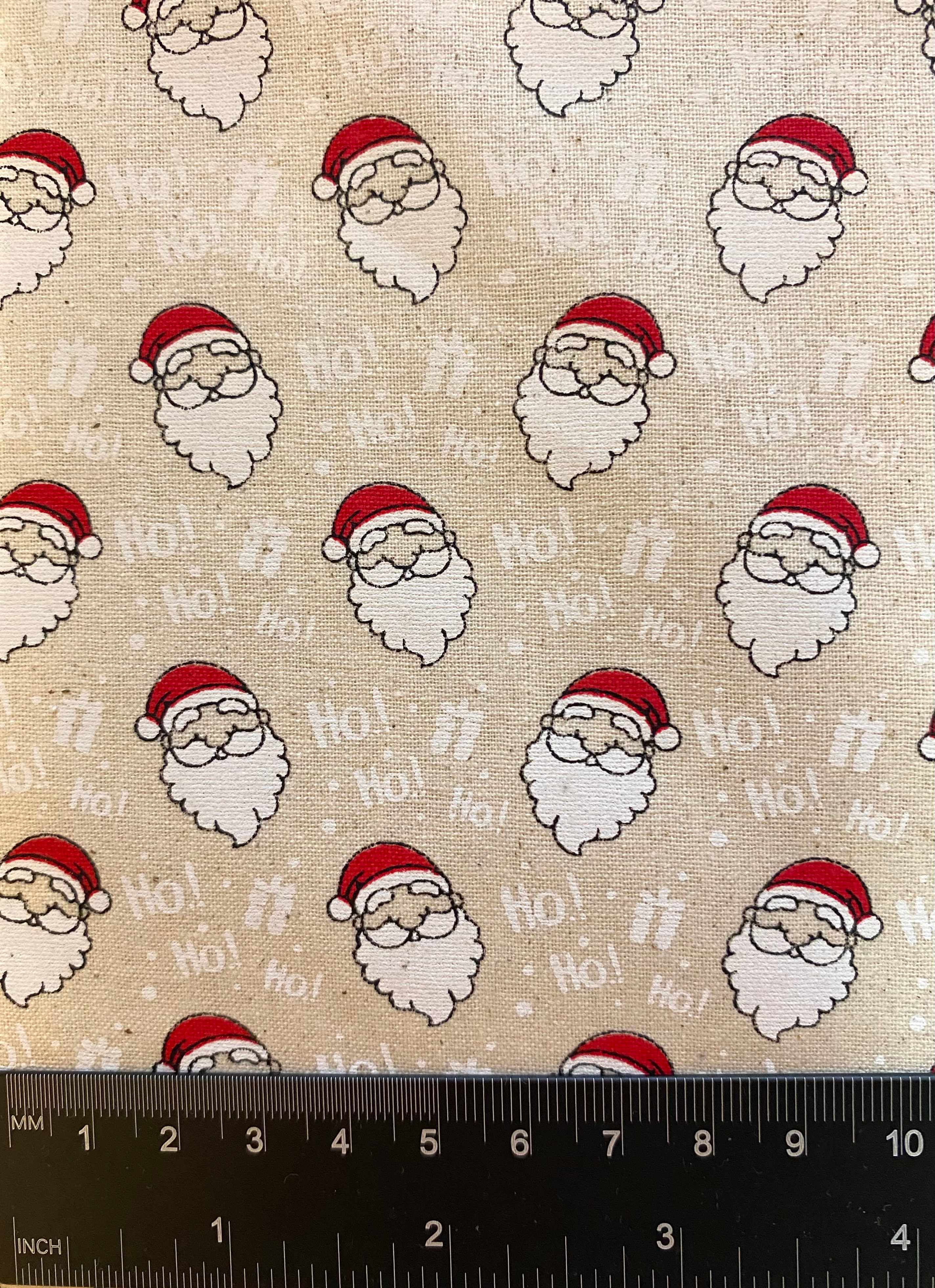 Santa Hohoho 100% Cotton Fabric