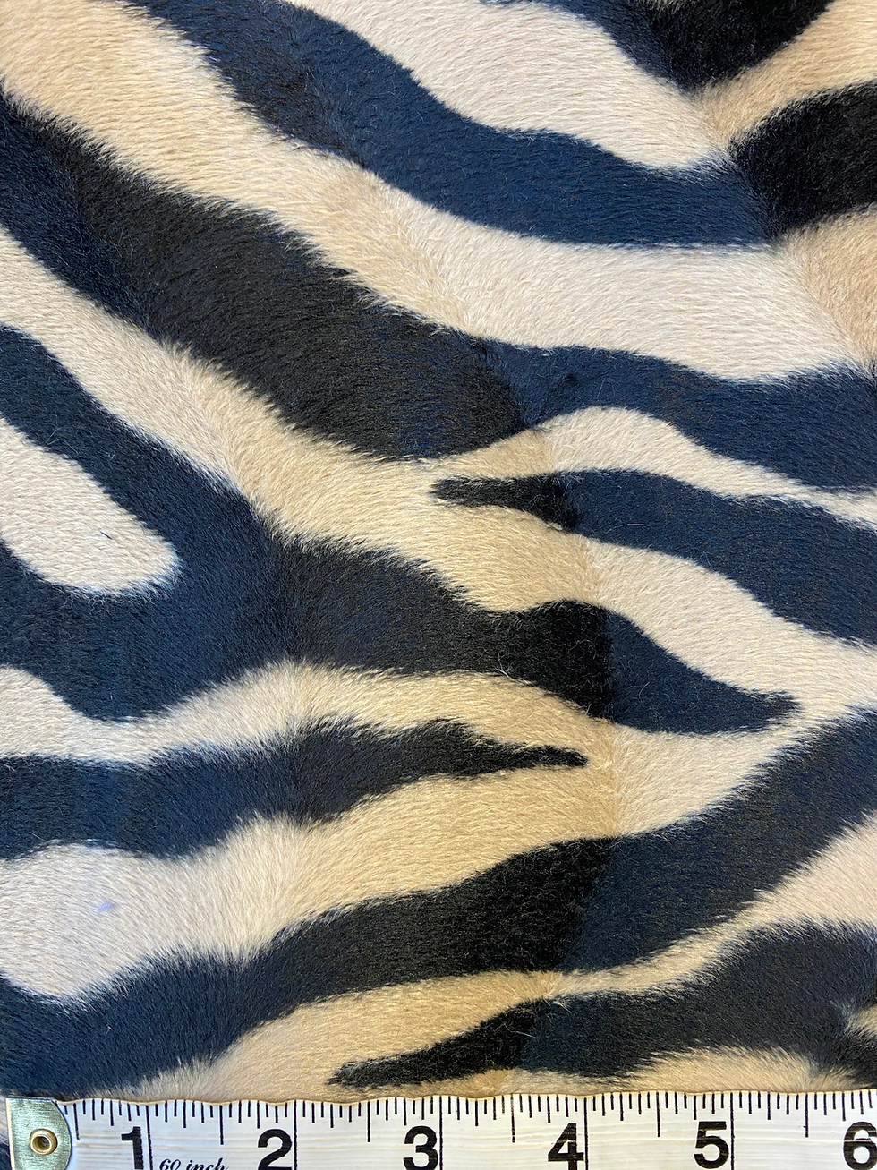 Thumbnail: Wild Cat Beige Velboa Fur Fabric