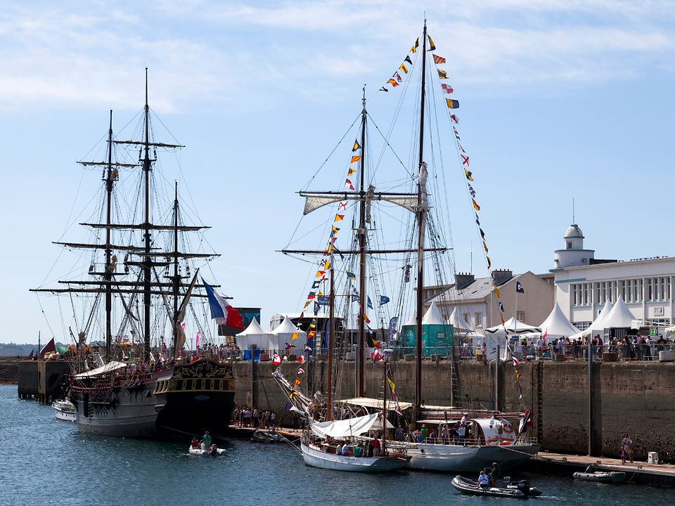 bateau sur le port breton