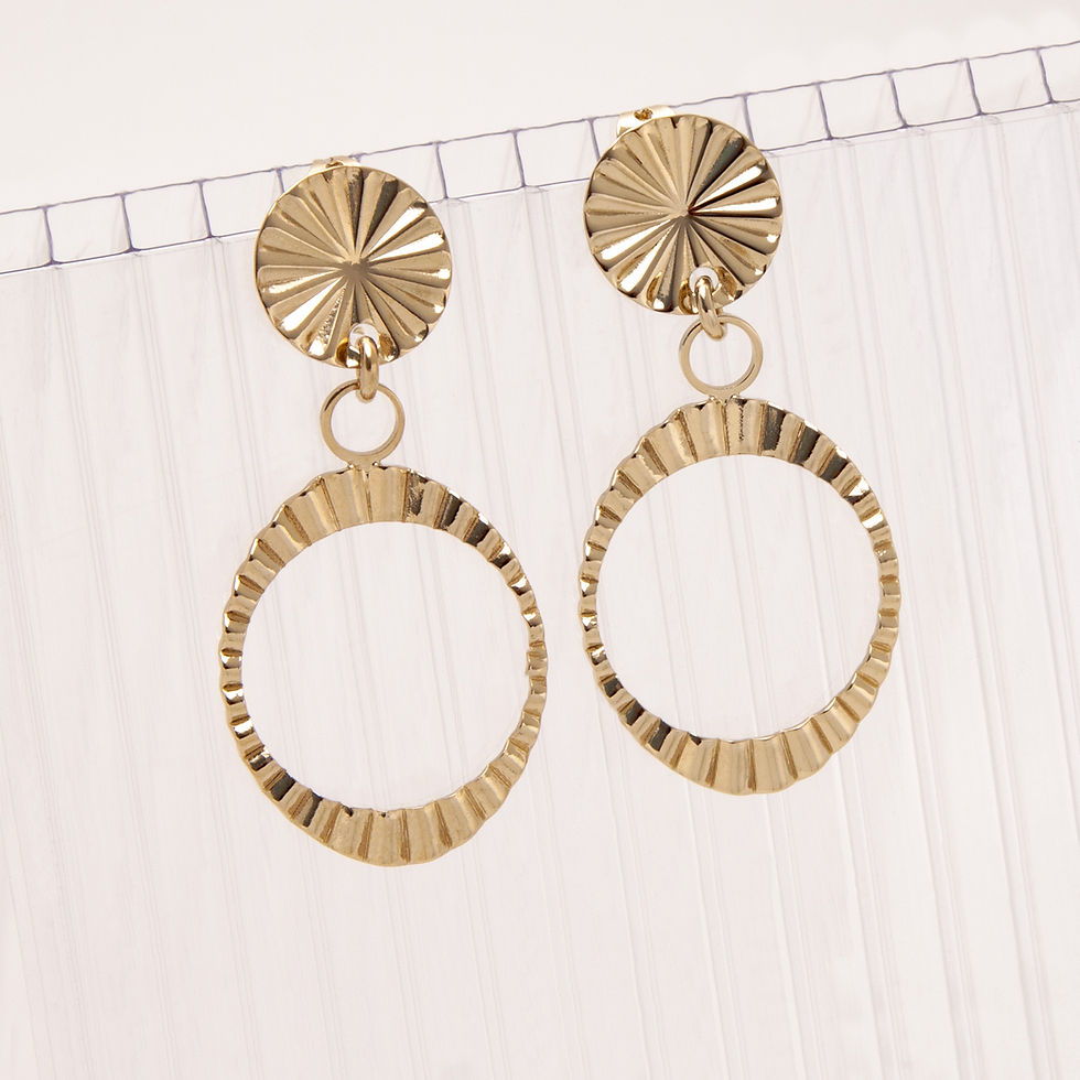 Thumbnail: PLEATS Maxi Earrings