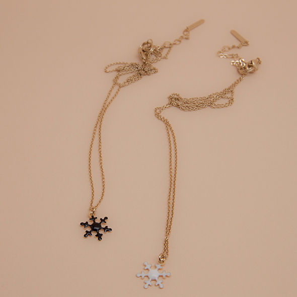 Thumbnail: ADORABLE Snowflake Necklace