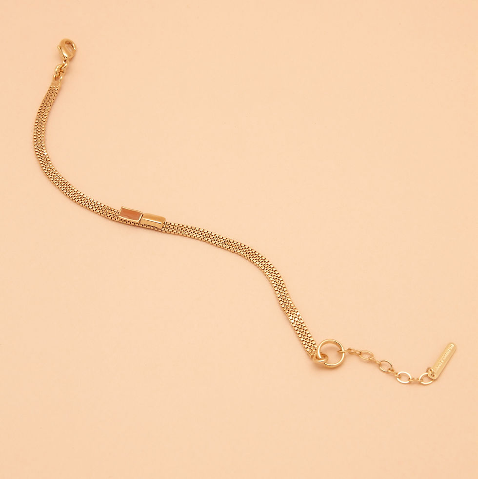 Miniature : Bracelet WONDERFUL Fin + cabochons