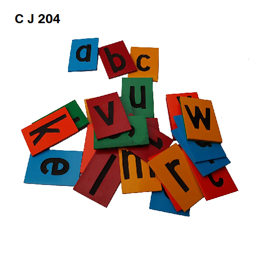 CJ 204 Engraved Alphabet Small