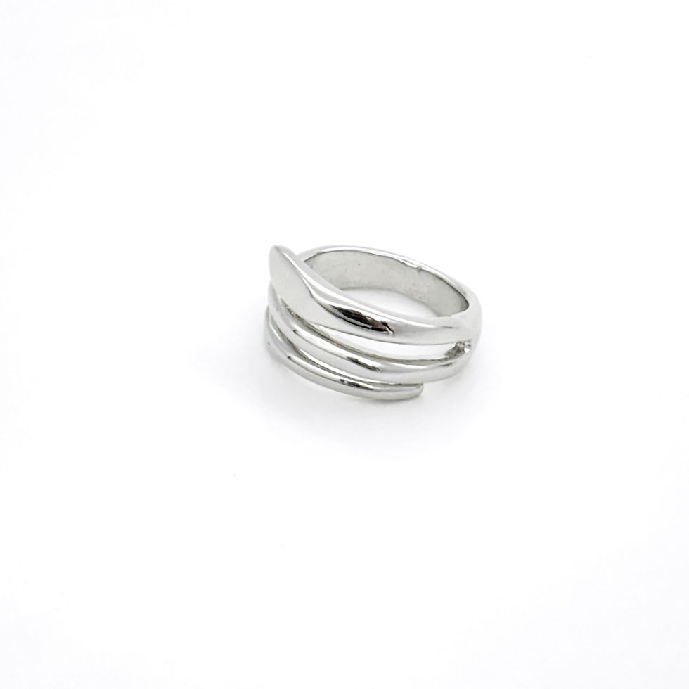 Thumbnail: SILVER SPIRAL RING