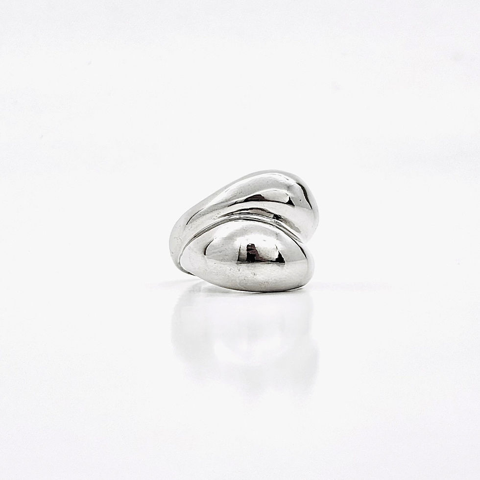 Thumbnail: SILVER ABSTRACT CURVED RING