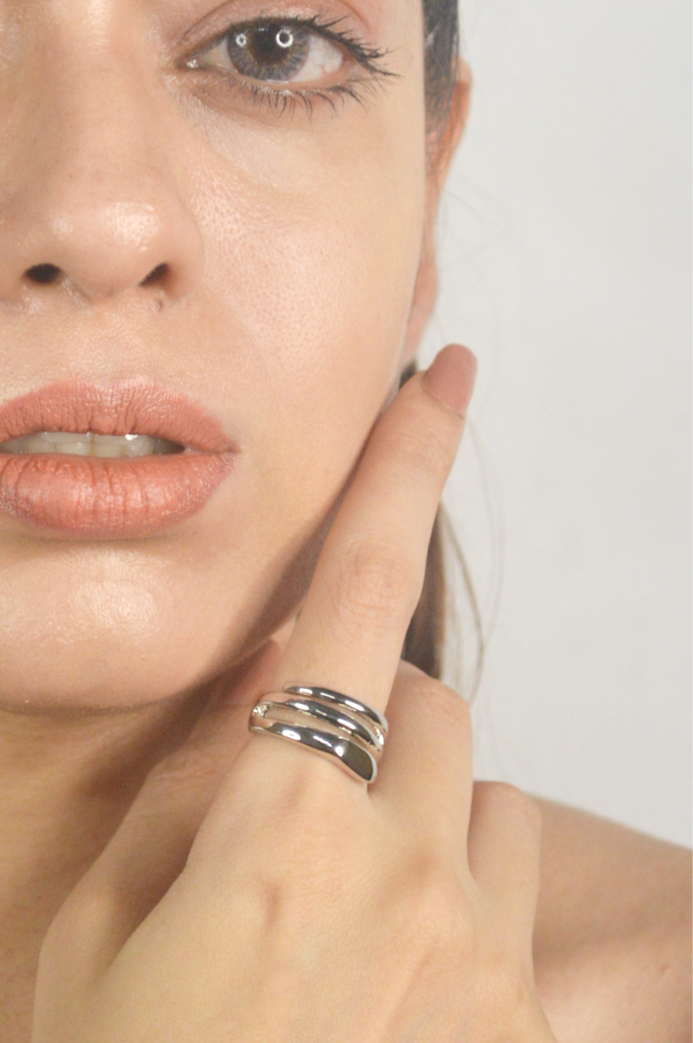 Thumbnail: SILVER SPIRAL RING