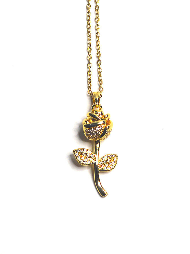 Thumbnail: GOLDEN ROSE NECKLACE