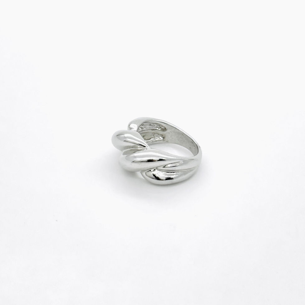 Thumbnail: CURVED TOP SILVER RING