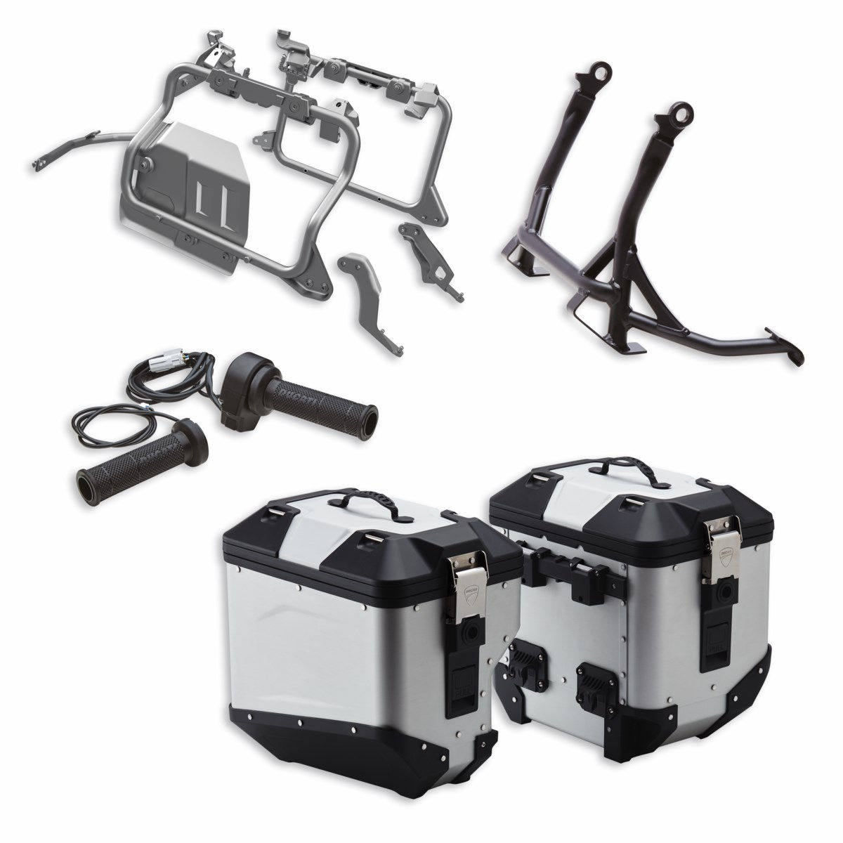 Kit accessoires Touring en aluminium Multistrada V4