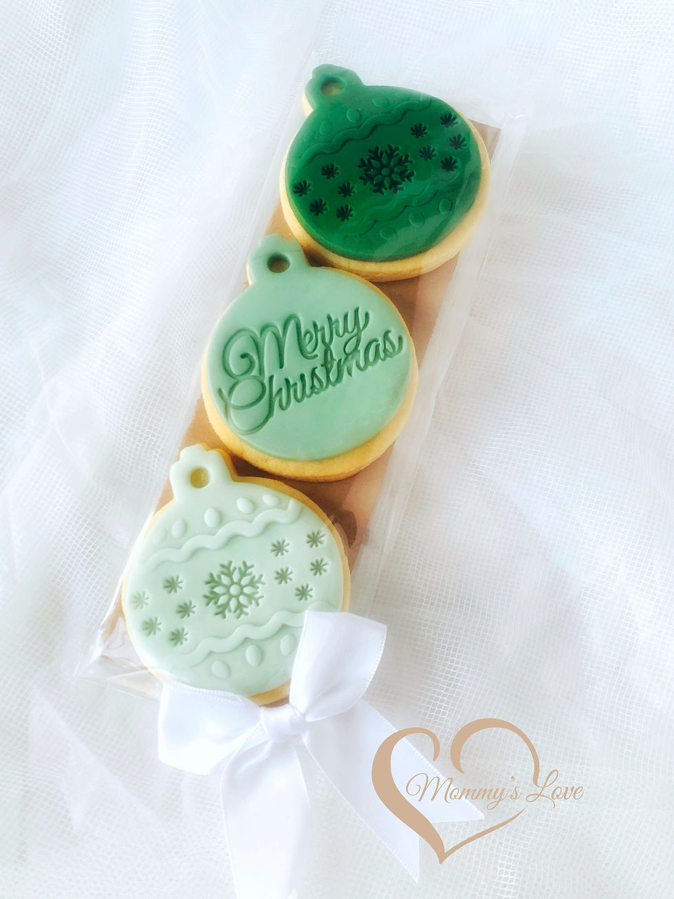 Sage Ombre Ornament Cookie Gift Set