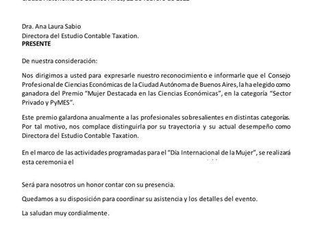 PREMIO MUJER DESTACADA EN CIENCIAS ECONOMICAS
