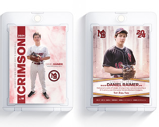 Daniel Raimer 2024 baseball card custom design