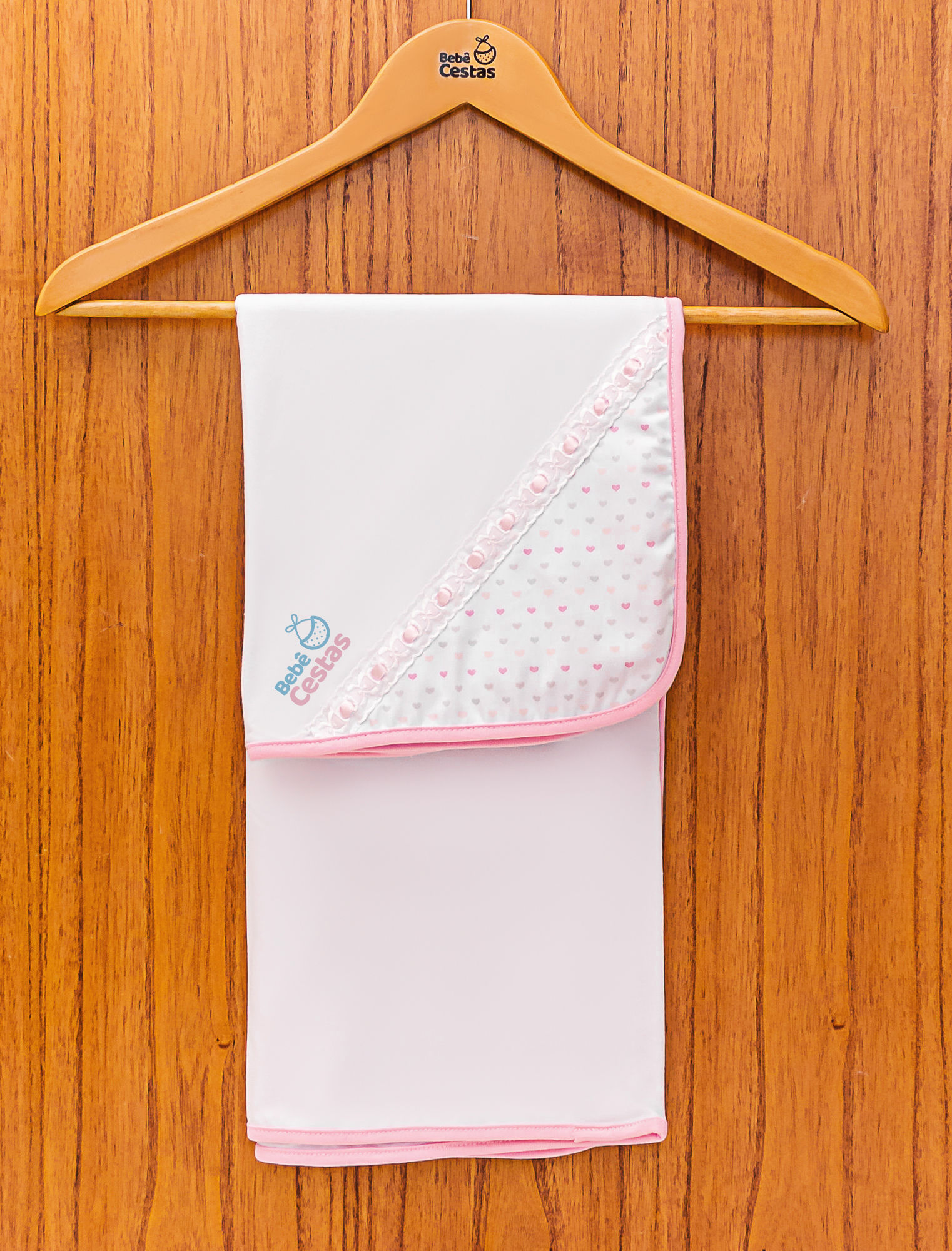 Manta Cueiro - Coração