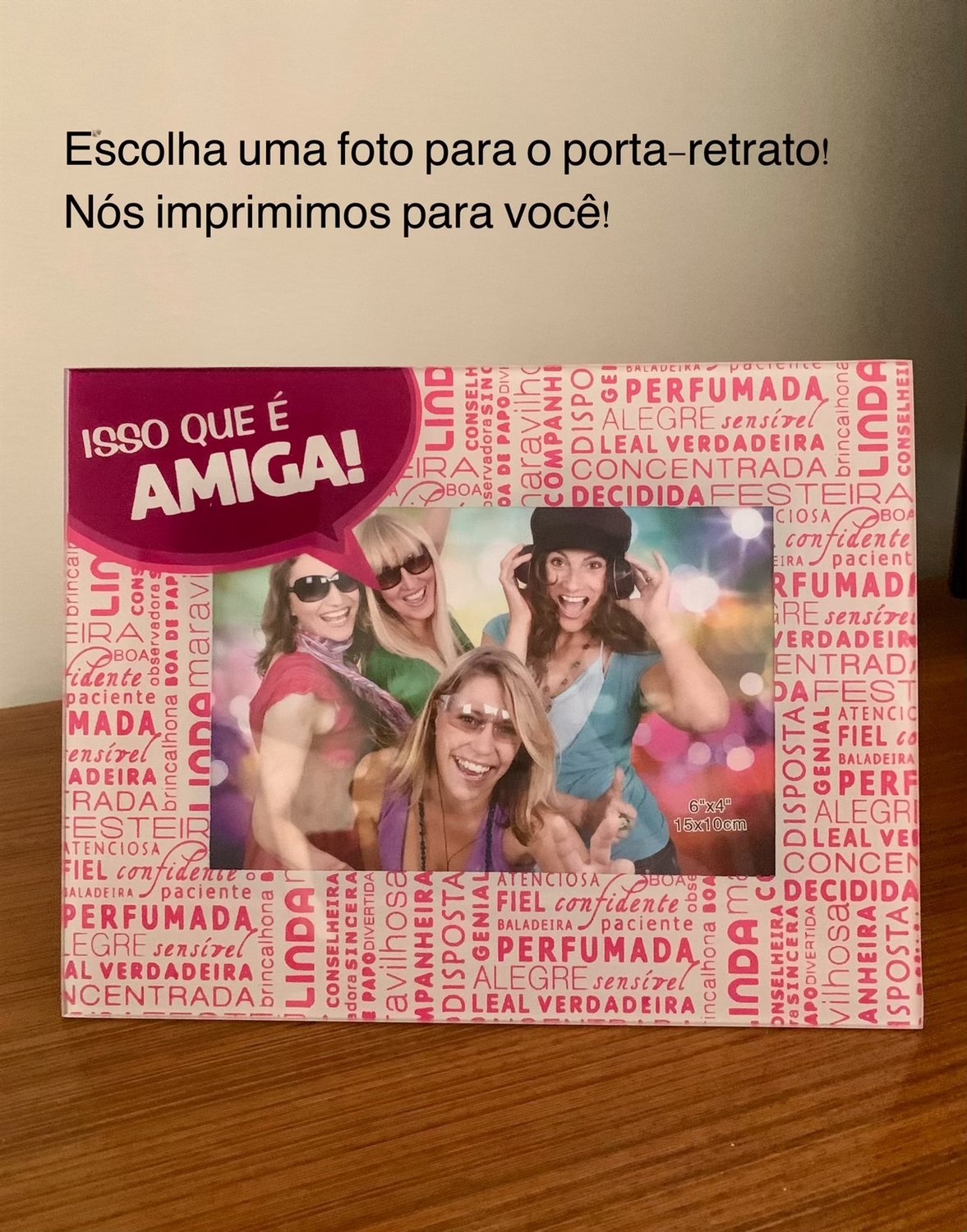 Porta- retrato com foto! (Complemento)