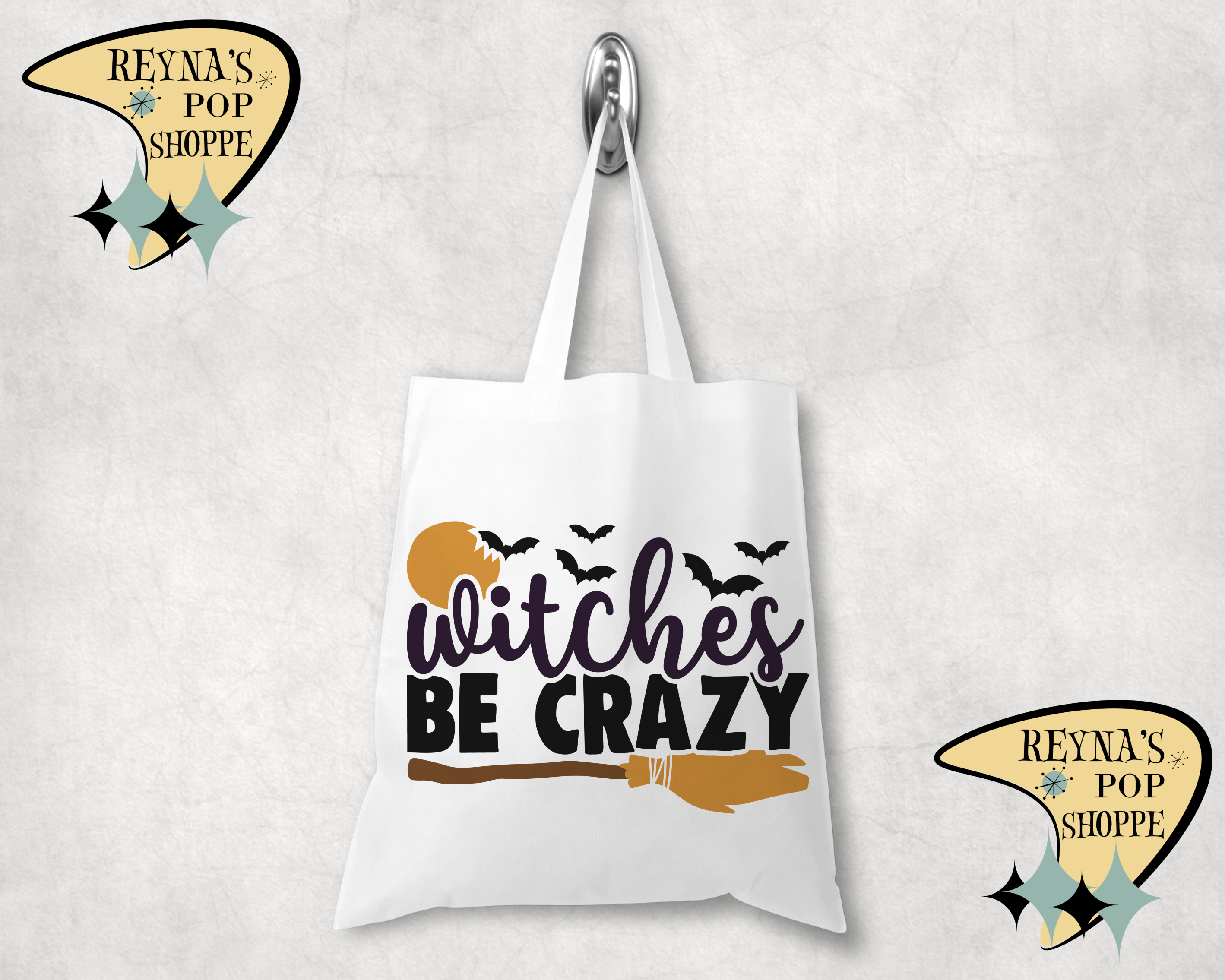 Witches Be Crazy Tote Bag