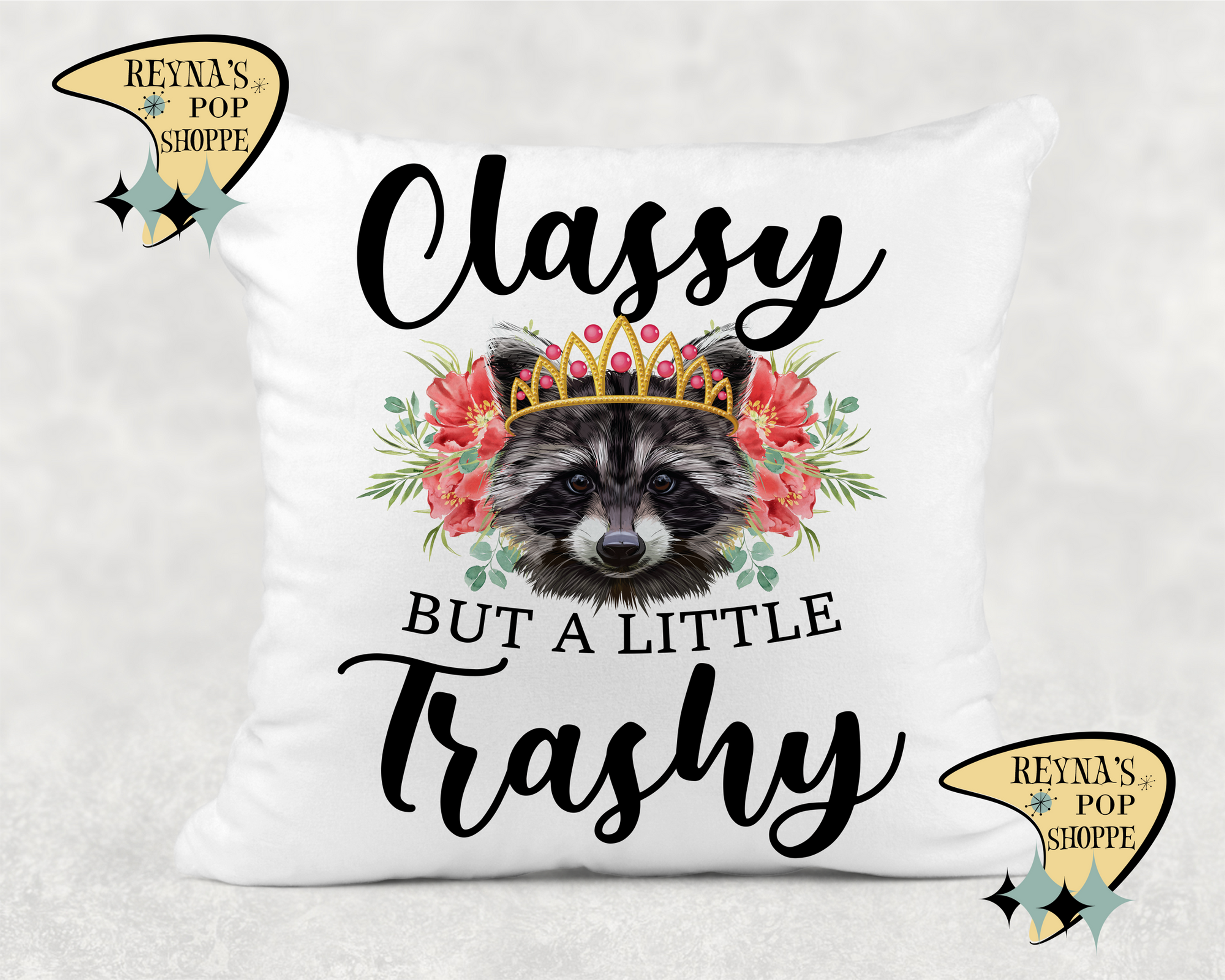 Trash Panda Pillow Cover