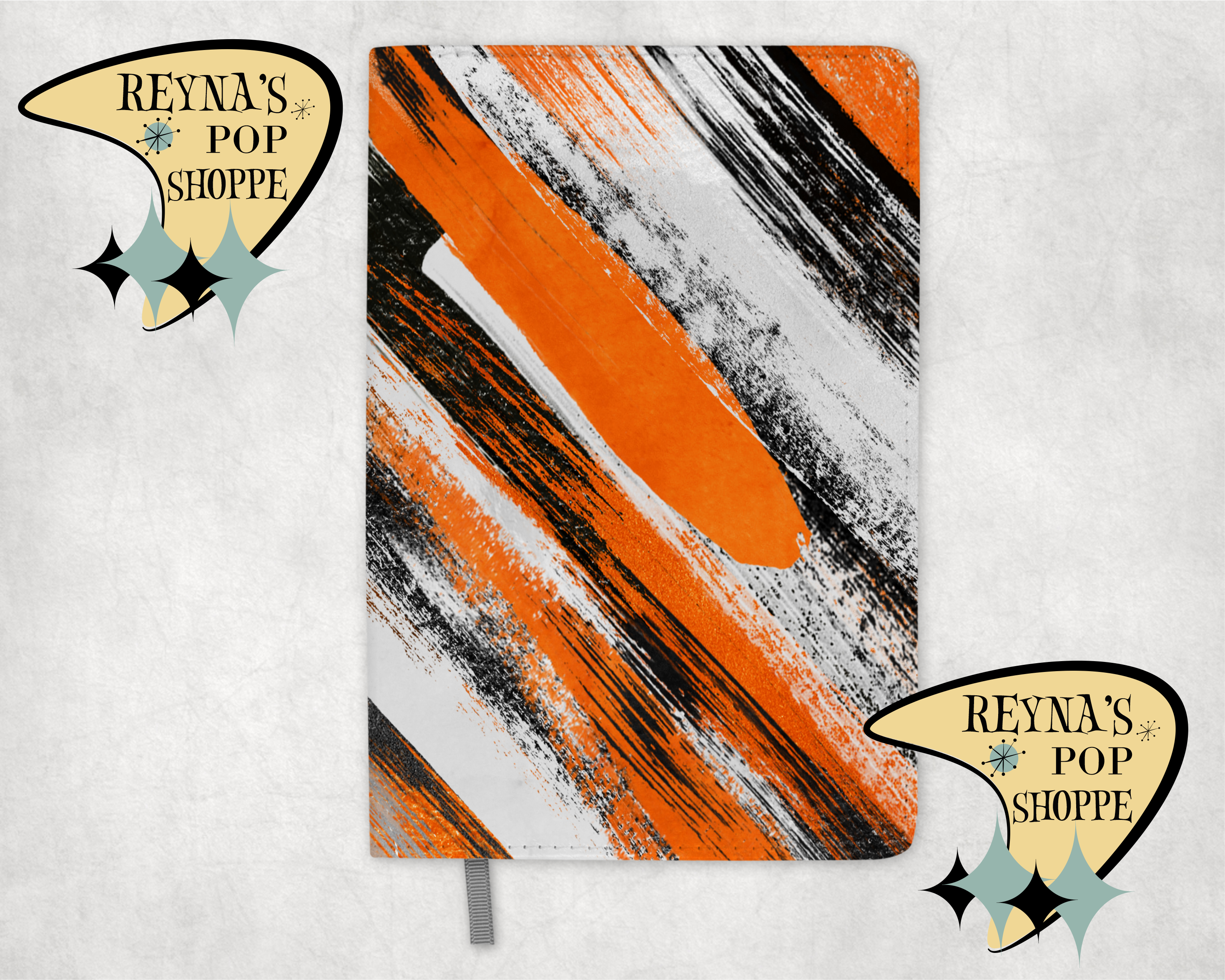 Black and Orange Notebook
